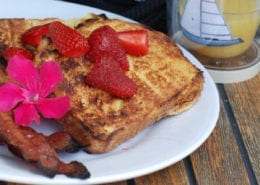 Grilled Coconut Rum French Toast