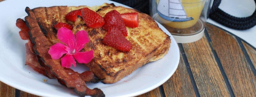Grilled Coconut Rum French Toast