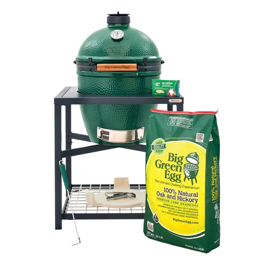 Large big green egg clearance stand