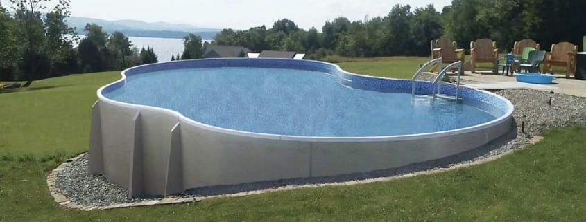 Smart Design Ideas for Semi-Inground Pools in Small or Sloped Backyards