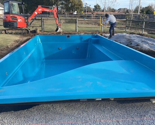 A Fiberglass Pool In the Ground in Less than 11 Days