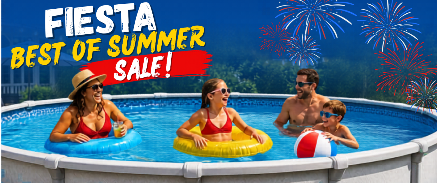 Fiesta July Above Ground 1600 x 700 px | Fiesta Pools and Spas Fiesta July Above Ground