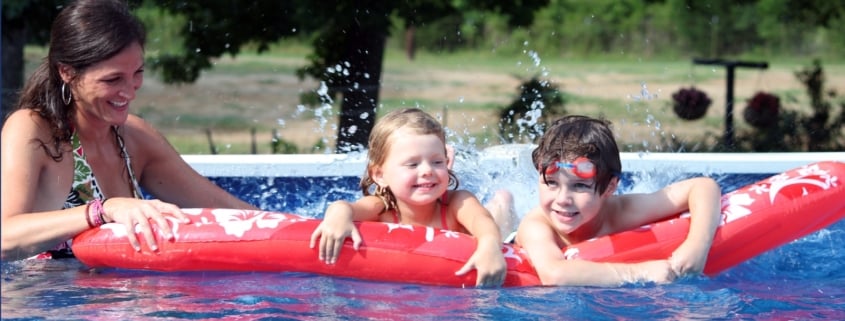 How an above ground pool brings families together