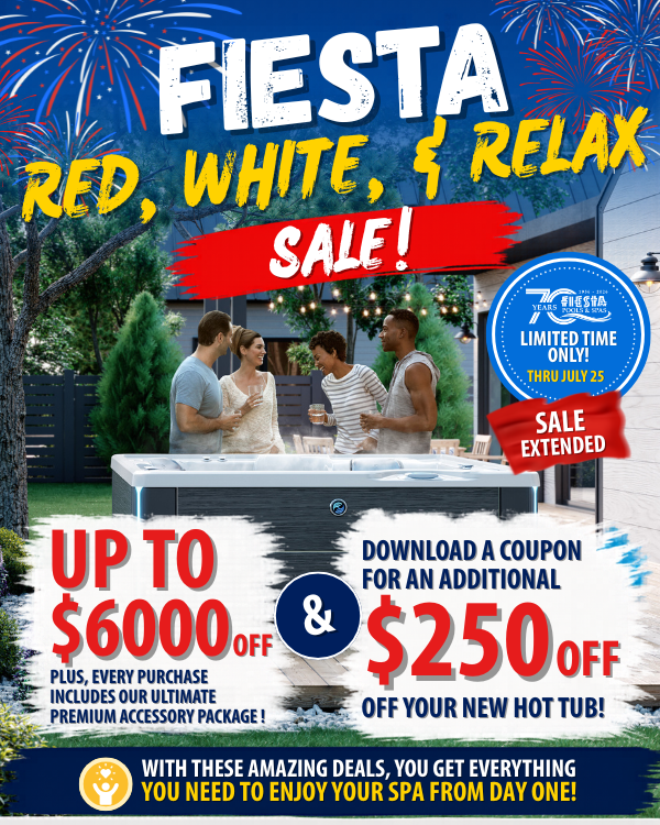 Fiesta June Hot Tub sale